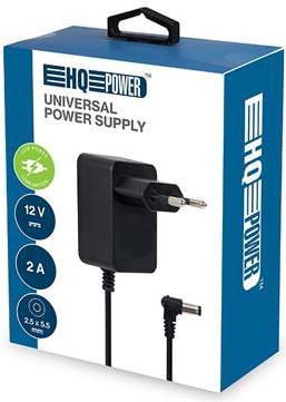 Produktbild Velleman UNIVERSAL-NETZTEIL - 12 VDC - 2 A - 24 W - STECKER (2.5 x 5.5 mm)