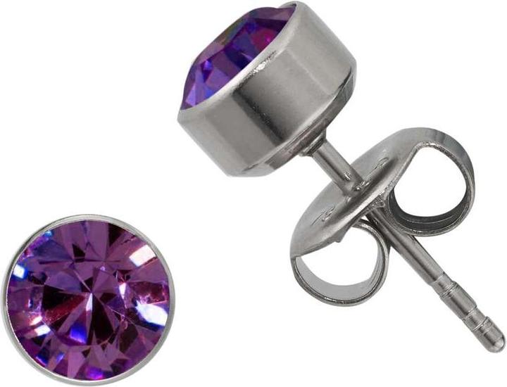 Image du produit Bijouteria Clous d'oreille (Acier inoxydable, Cristallin, PVC)