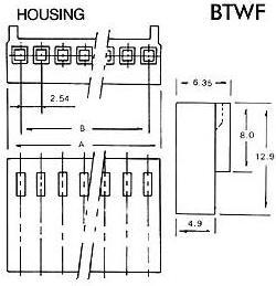 Produktbild Velleman PLATINEN-STECKVERBINDER - BUCHSENLEISTE - 12 POLE / 20 cm