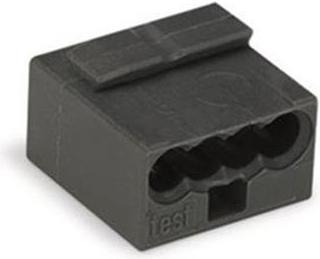 Produktbild Wago MICRO-VERBINDUNGSDOSENKLEMME - PUSH-WIRE - 4 LEITER - 0.4-0.5 MM - DUNKELGRAU