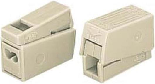 Image du produit Wago BORNE POUR LUMINAIRES 2.5mm, 2 RIGIDES - 1 SOUPLE, 105°, BLANC