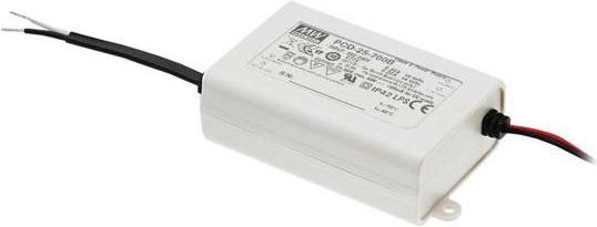 Actual product image MeanWell CONSTANT CURRENT LED DRIVER - DIMMABLE - SINGLE OUTPUT - 350 mA - 25 W