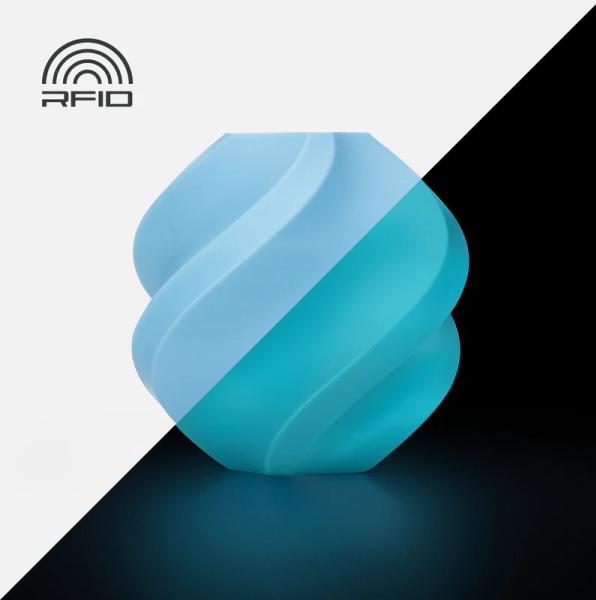 Produktbild Bambu Lab PLA Glow (PLA, 1.75 mm, 1000 g, Blau)