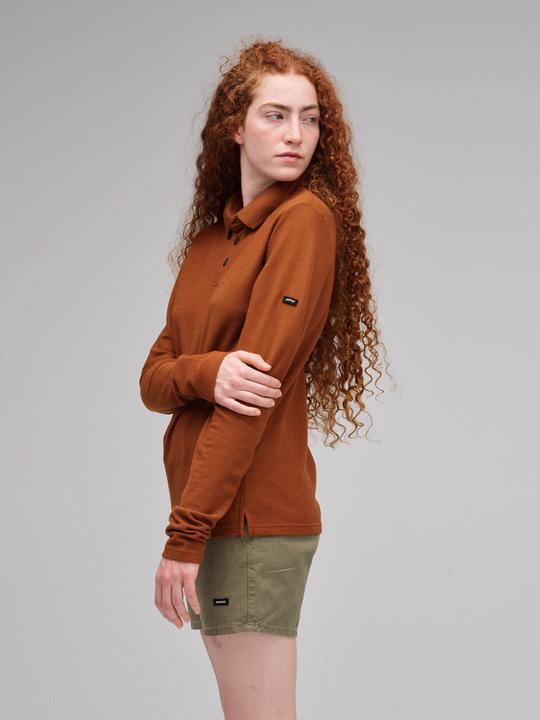 Actual product image Mover Plastic Free Sportswear Long Sleeve Merino Polo (XL)