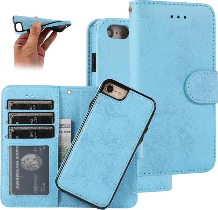 Immagine prodotto Cover-Discount iPhone SE / 8 / 7 - custodia con coperchio posteriore combi azzurro (Apple iPhone SE (seconda generazione), Apple iPhone 7, Apple iPhone 8)