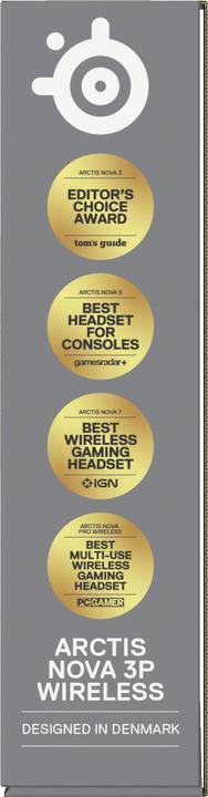 Actual product image SteelSeries Arctis Nova 3PW Lavender (Wireless)