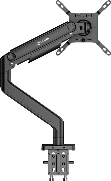 Produktbild Manhattan Tischhalterung mit mechanischer Feder und besonders hoher Traglast für einen Monitor, Aluminium (Tisch, 49")