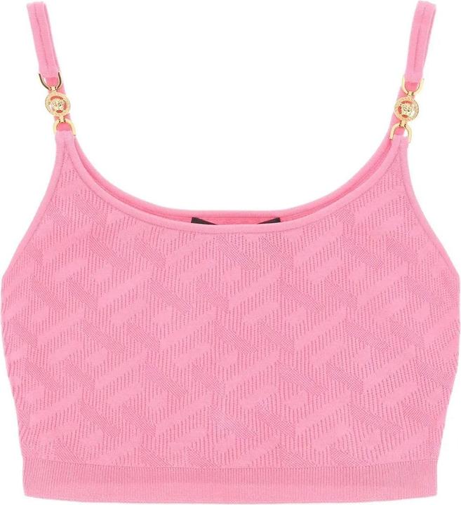 Versace La Greca Cropped Top (40)