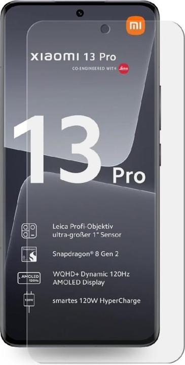 Actual product image Protectorking 4x 9H Panzerglas flexibel HD Klar (4 Piece, Xiaomi 13 Pro)