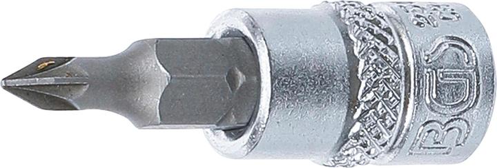 Actual product image BGS Bit Socket 6.3 mm (1/4") Drive Cross Slot PZ0 (PZ0)