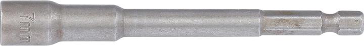 Produktbild BGS Steckschlüssel-Einsatz Sechskant, extra lang für Bohrmaschinen 6,3 mm (1/4") SW 7 mm (7 mm)