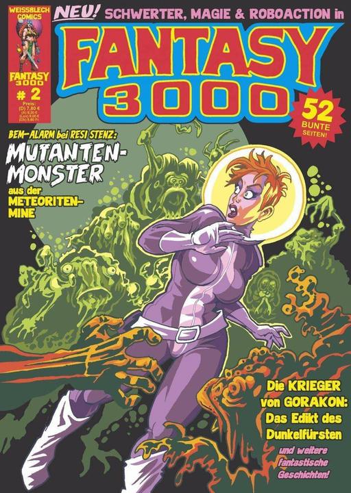 Produktbild Fantasy 3000 Band 2 (Deutsch, Michael Musal, Nina Beier, Eckart Breitschuh, Levin Kurio, Andreas Butzbach, 2024)