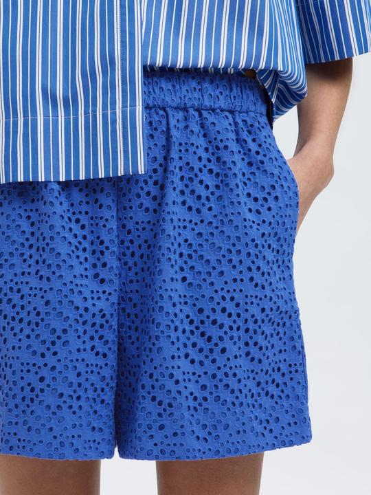Produktbild Selected Femme Broderie Anglaise Højtaljede shorts (36)