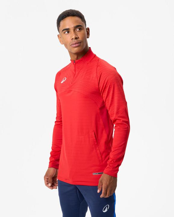 Actual product image Kipsta Fussball Sweatshirt 1/2 Zip - CLR Club rot (3XL)