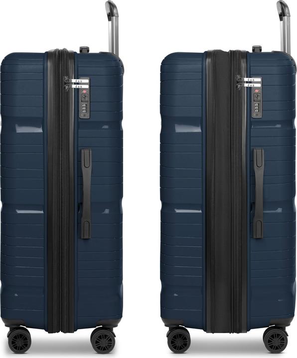 Actual product image D&N Travel Line 4300-Plus 4-wheel trolley L 76 cm with expansion fold (96 l, XL (from 140l))