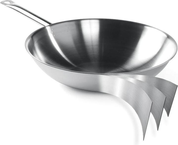 Produktbild Hendi Wokpfanne 360 mm (36 cm, Wok Pfanne, Aluminium)