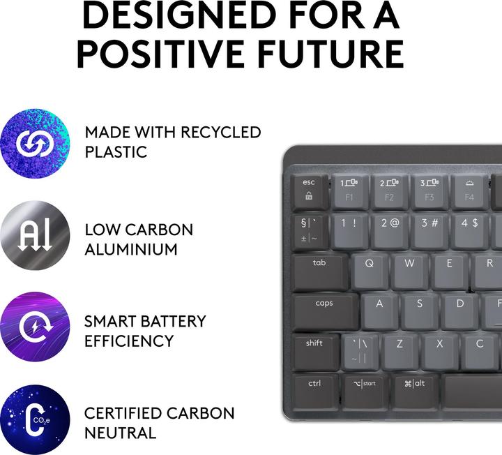 Image du produit Logitech MX Mechanical Mini (CH, Sans fil)