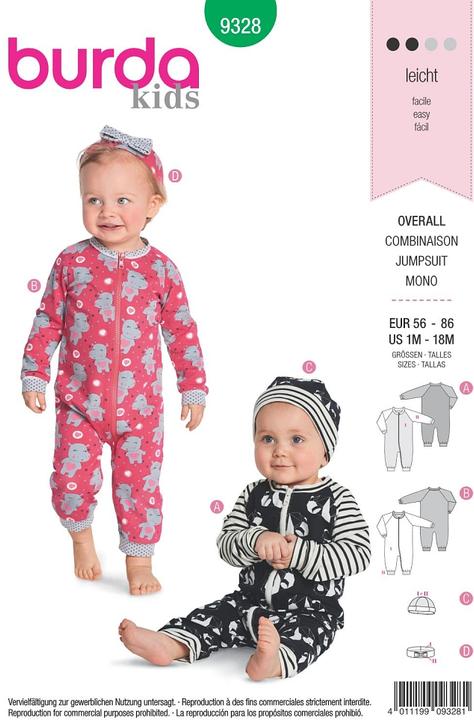 Produktbild Schnittmuster Baby Strampler
