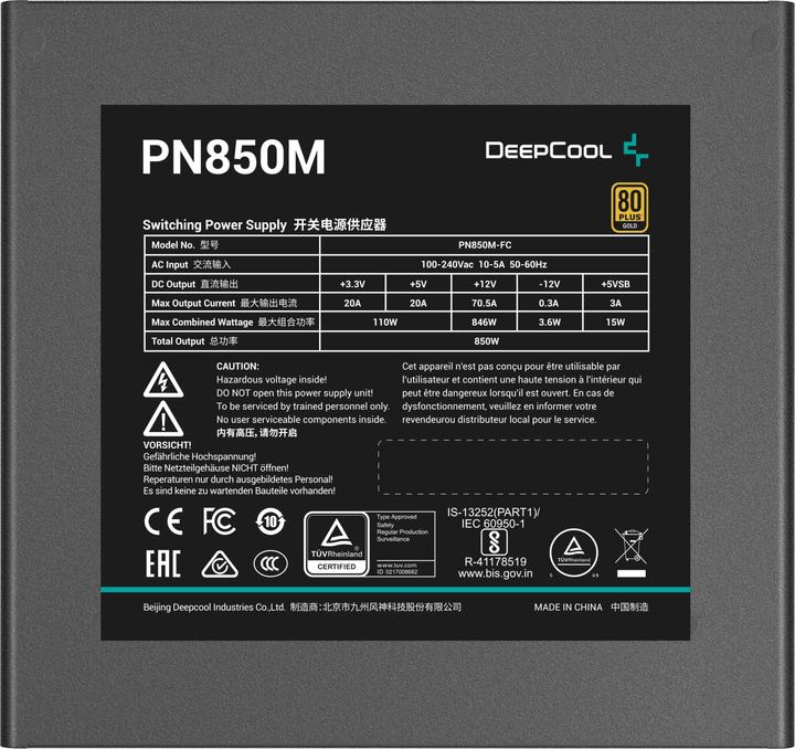 Produktbild Deepcool PN850-M (850 W)