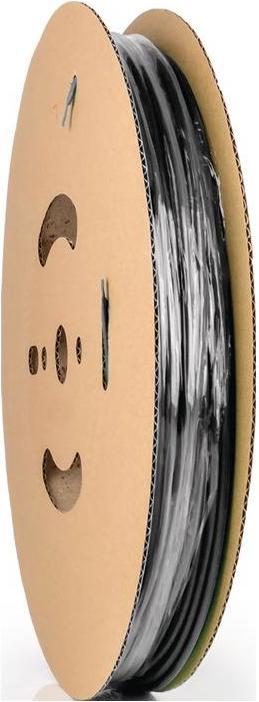 Hongshang Schrumpfschlauch H-2(Z) für Innen-Ø 2,40 mm Schrumpfrate 2,4/1,2 Länge 150 m schwarz (1 x)