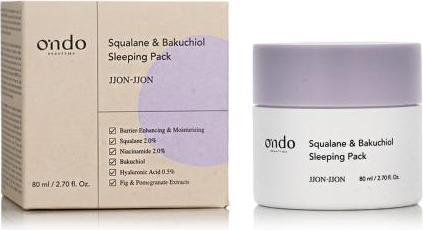 Actual product image Ondo squalane & bakuchiol sleeping pack jjon-jjon (80 ml)