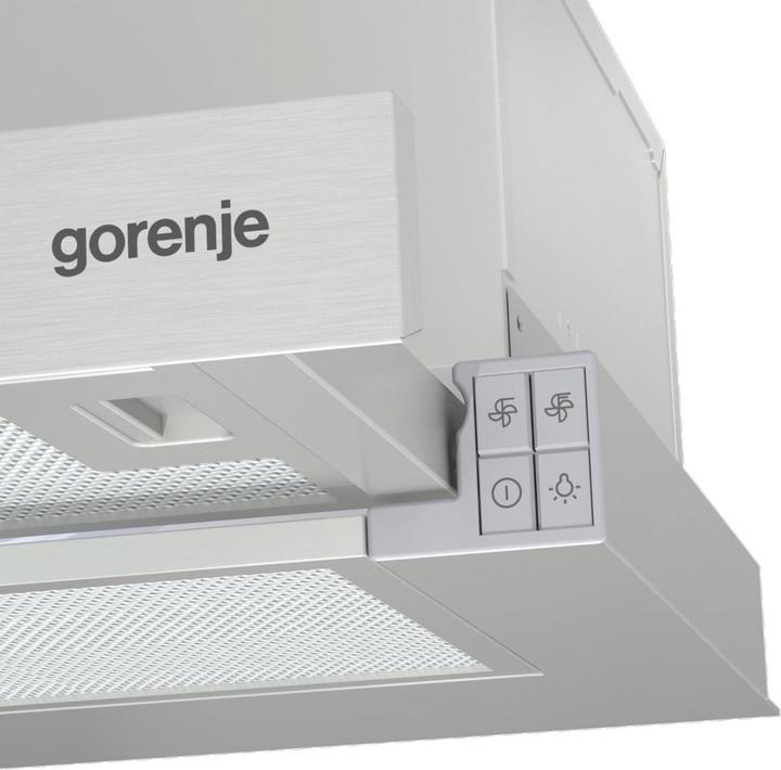 Actual product image Gorenje TH62E3X Dunstabzugshaube Eingebaut Edelstahl ³/h C (Flat-screen hood)