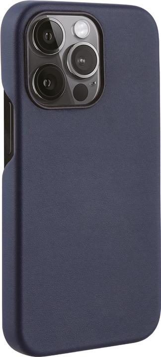 Actual product image Vivanco MAG CLASSIC Cover for iPhone 13 Pro Max, blue, MagSafe support, synthetic leather (Apple iPhone 13 Pro Max)