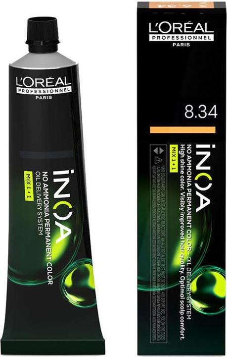 Image du produit L'Oréal Paris INOA No Ammonia Permanent Color 8.34 60g (8.34)
