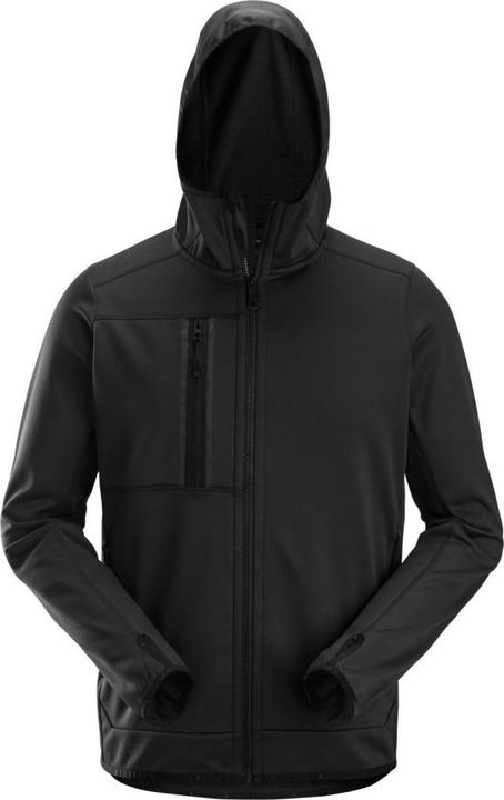Snickers Workwear 80585800009 AllroundWork, Fleece-Hoodie mit Reissverschluss Stahlgrau XXXL (XS, S, M, L, XL, XXL, 3XL)