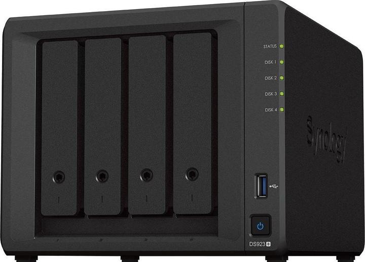 Actual product image Synology DS923+ (4 x 16 TB, Synology HAT 33xx)