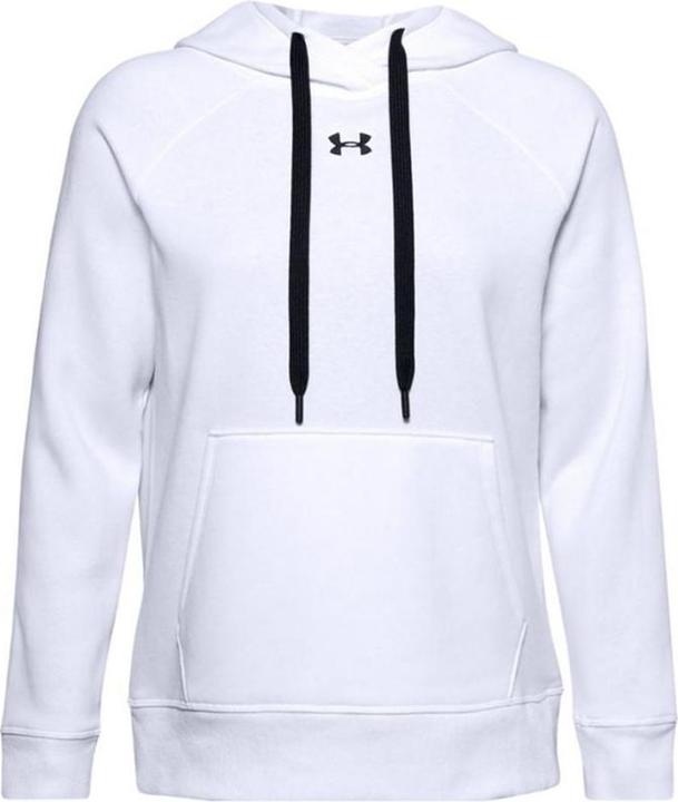 Immagine prodotto Under Armour Bluza damska pagal ginkluotės varžovės "Felpa HB con cappuccio Balta 1356317 100" (XL) (XL)