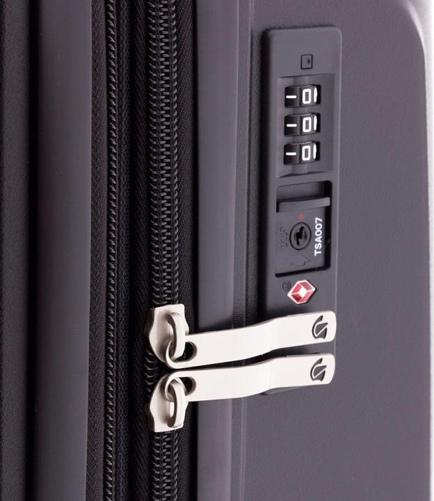 Actual product image Wüsthof 5000 4 Rollen Kabinentrolley 55 cm mit Dehnfalte (34 l, Hand luggage (up to 50 litres))