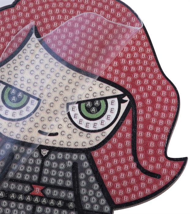 Produktbild Craft Buddy Black Widow, Crystal Art Figur ca. 11x8cm
