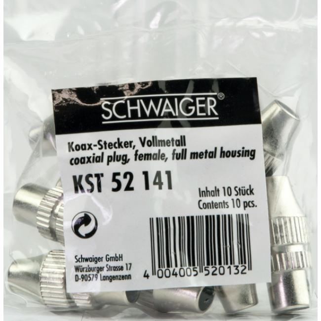 Produktbild Schwaiger Koax Steckbuchse IEC, Vollmetall (Antennendose)