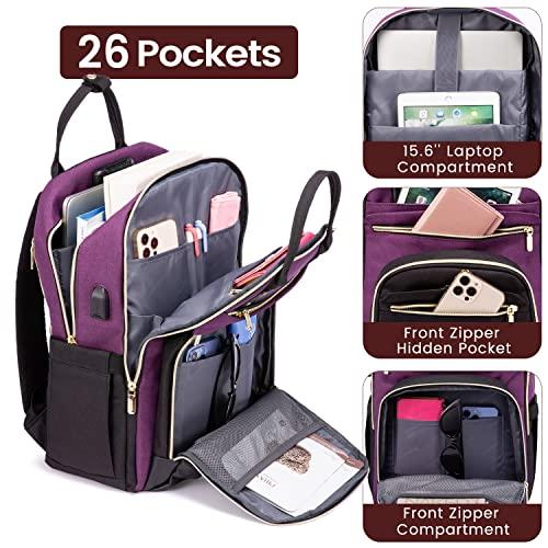 Produktbild Only-Bags.Store Rucksack Schulrucksack Teenager Laptop Rucksack 15.6 Zoll Wasserdicht Schultasche Anti-Diebstahl