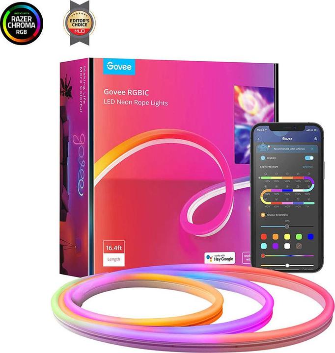 Produktbild Govee Neon (RGBIC, 300 cm, Indoor)