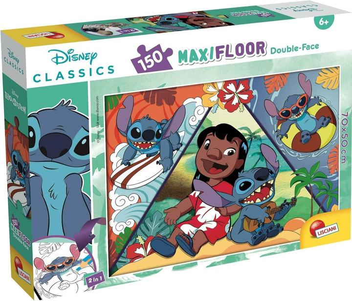 Immagine prodotto Lisciani Disney Puzzle Df Maxifloor 150 Lilo & Stitch (150 pezzi)