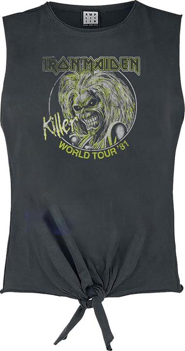 Immagine prodotto Amplified Killer World Tour '81 Maglietta Corta Iron Maiden Donna (M)