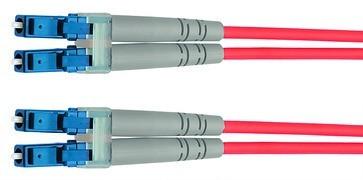Actual product image Telegärtner Fiber optic cable (1x LC connector 1x connector) 50/125 µ multimode OM4 5.00 m (S/FTP, CAT7, 5 m)