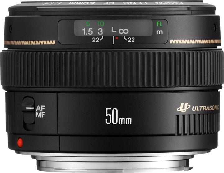 Canon EF 50mm f/1.4 USM - (EU) (Canon EF, Plein format)