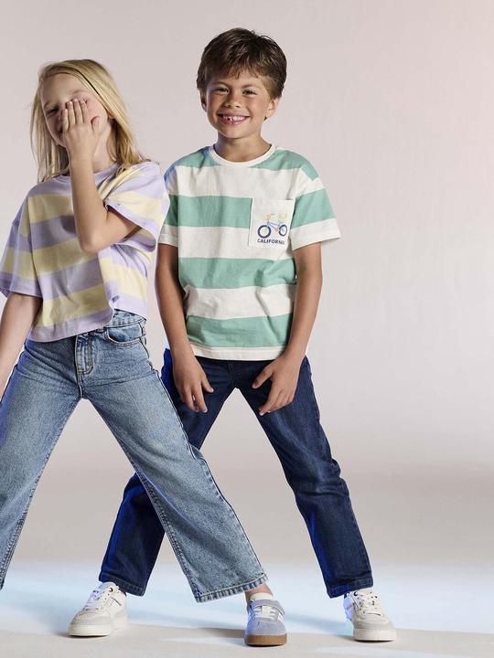 Actual product image Vertbaudet Die UNVERWÜSTLICHE, robuste Jungen Jeans mit Dehnbund WATERLESS (140)