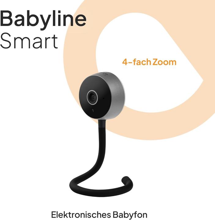 Produktbild Lionelo Care Babyline Smart mit Kamera, Nachtsicht, Bewegungs- und Geräuscherkennung (Babyphone mit Kamera, 10 m)