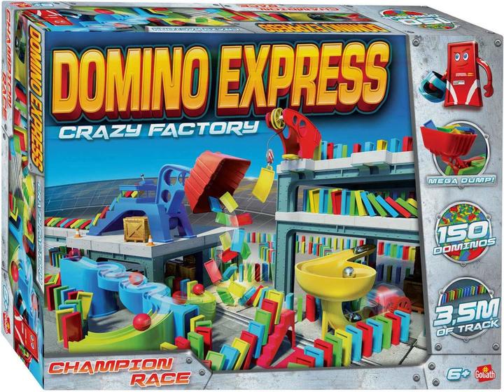 Actual product image Goliath Toys Domino Express Crazy Factory (German, French, Italian, English)