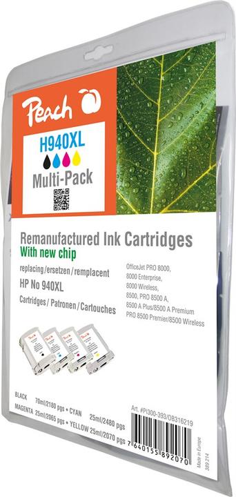 Produktbild Peach 940XL Multipack (M, C, Y, BK)