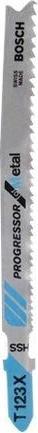 Actual product image Bosch Professional Zubehör PRO Metal thick and thin T123XF jigsaw blade, 100 mm, 5 pcs.