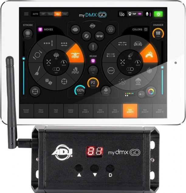 Produktbild American Crew DJ myDMX Go app beheerplatform voor DMX-verlichting