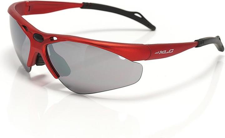 Actual product image XLC Lunettes TAHITI Rouge (Red, Gold mirrored)