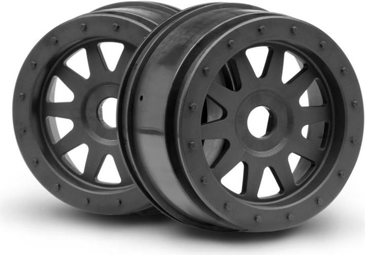 Image du produit HPI Super 5SC 57.TR-10 GLUE-LOCK WHEEL GUNMETAL (120x60mm/2pcs)