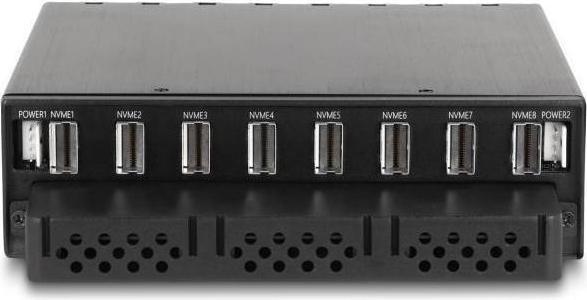 Produktbild Delock 5.25? Wechselrahmen für 8 x M.2 NVMe SSD mit Slim SAS