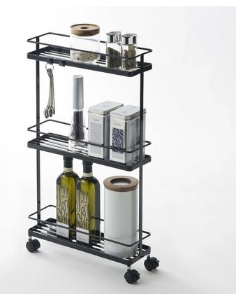 Actual product image Yamazaki TOWER storage trolley